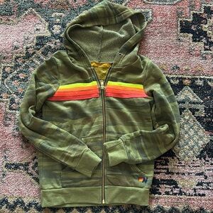 Aviator Nation Kids Camo Full Zip Hoodie